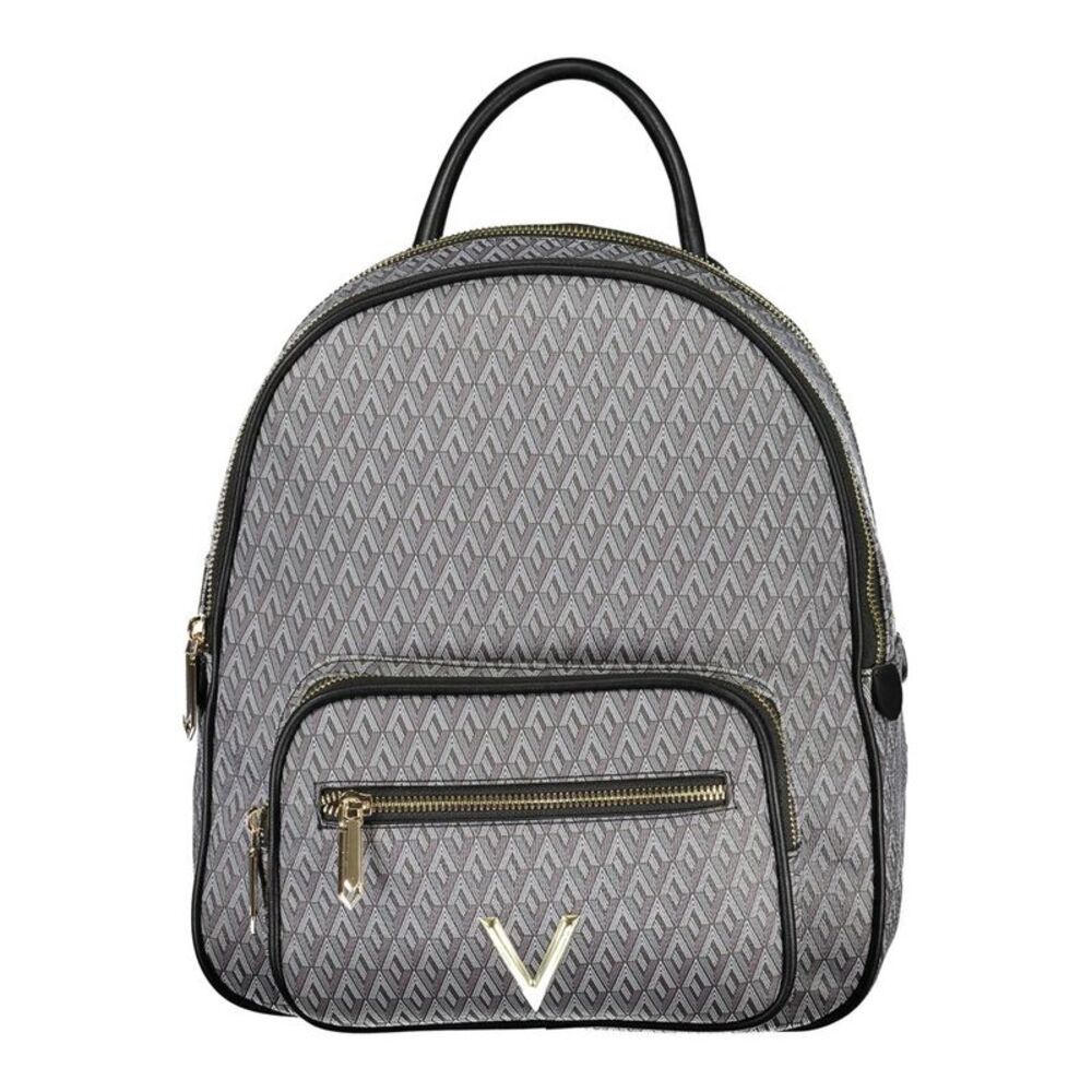 Mario Valentino Black Polyurethane Women's Women's Backpack